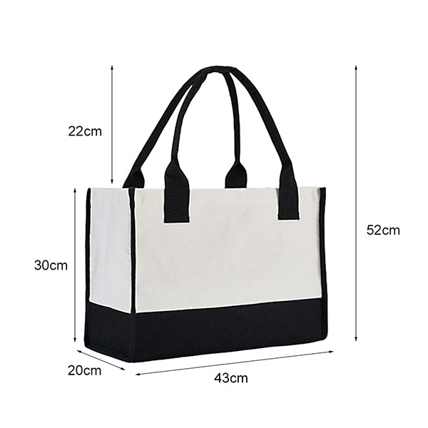 Sublimation composite Cotton linen shopping bag-stye2